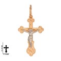 Крест золотой, с алмазной и лазерной огранкой. Вес  0,99 гр. MG195