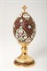 Яйцо пасхальное филигрань эмаль на подставке золочение 228453