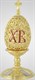 Яйцо пасхальное сувенирное литое на подставке золочение 228491