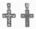 Крест серебряный Ag 925, коллекция Липецк, Чернение (оксидирование), 6,55 гр. КРС0224605