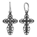 Крест серебряный Ag 925, коллекция Духовное наследие, Чернение (оксидирование), 0,67 гр. КРС02241481