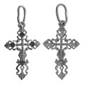 Крест серебряный Ag 925, коллекция Духовное наследие, Чернение (оксидирование), 0,91 гр. КРС02241483