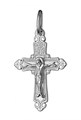 Крест серебряный Ag 925, коллекция Иваново, 0,83 гр. КРС02241791