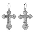 Крест серебряный Ag 925, коллекция Царь Славы, 1,25 гр. КРС02241956