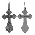 Крест серебряный Ag 925, коллекция Спаси и сохрани, Чернение (оксидирование), 1,58 гр. КРС02242000