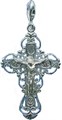 Крест серебряный Ag 925, коллекция Эпифания, 3,2 гр. КРС02242056