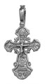 Крест серебряный Ag 925, коллекция Спаси и сохрани, Родий, 2,01 гр. КРС02242685