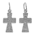 Крест серебряный Ag 925, коллекция Царь Славы, Родий, 0,59 гр. КРС02242730