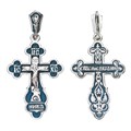 Крест серебряный Ag 925, коллекция Спаси и сохрани, Чернение (оксидирование), 3,73 гр. КРС02242745