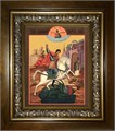 Чудо Георгия о змие 14х18 в киоте 20х24 km_25_167