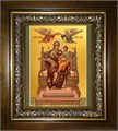 Домостроительница, икона Божией Матери 14х18 в киоте 20х24 km_25_262