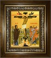 Распятие Господа нашего Иисуса Христа 14х18 в киоте 20х24 km_25_345