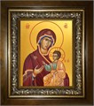 Иверская икона Божией Матери 14х18 в киоте 20х24 km_25_630