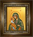 Александрийская икона Божией Матери 14х18 в киоте 20х24 km_25_633