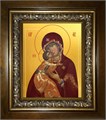 Владимирская икона Божией Матери 14х18 в киоте 20х24 km_25_676