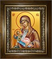 Утоли мои печали, икона Божией Матери 14х18 в киоте 20х24 km_25_688