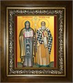 Кирилл и Мефодий 14х18 в киоте 20х24 km_25_708