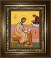 Роман Сладкопевец преподобный 14х18 в киоте 20х24 km_25_1102