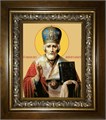 Николай чудотворец, архиепископ Мир Ликийских 14х18 в киоте 20х24 km_25_1107