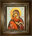 Владимирская икона Божией Матери 18х24 в киоте 24х30 km_25_1588