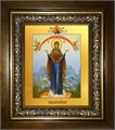 Покров, икона Божией Матери 18х24 в киоте 24х30 km_25_1606