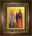 Киприан и Иустина 18х24 в киоте 24х30 km_25_1657