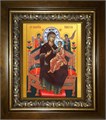 Всецарица икона Божией Матери 18х24 в киоте 24х30 km_25_1925