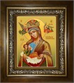 Млекопитательница, икона Божией Матери 18х24 в киоте 24х30 km_25_1950