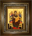 Всецарица икона Божией Матери 18х24 в киоте 24х30 km_25_1976