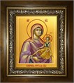 Кипрская икона Божией Матери 18х24 в киоте 24х30 km_25_2000