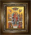 Всех скорбящих Радость, икона Божией Матери 18х24 в киоте 24х30 km_25_2034
