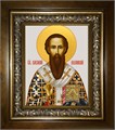 Василий Великий святитель 18х24 в киоте 24х30 km_25_2150