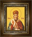 Николай чудотворец, архиепископ Мир Ликийских, святитель 18х24 в киоте 24х30 km_25_2378