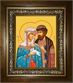 Петр и Феврония святые благоверные князья 18х24 в киоте 24х30 km_25_2385