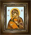 Владимирская икона Божией Матери 18х24 в киоте 24х30 km_25_2442