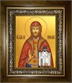 Роман Олегович Рязанский, благоверный князь 18х24 в киоте 24х30 km_25_2621 - фото 91401