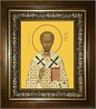 Иоанн (Иван) Златоуст, архиепископ Константинопольский, святитель 14х18 в киоте 20х24 km_25_15