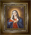 Умиление икона Божией Матери 14х18 в киоте 20х24 km_25_114