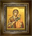 Смоленская икона Божией Матери 14х18 в киоте 20х24 km_25_145
