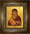 Владимирская икона Божией Матери 14х18 в киоте 20х24 km_25_149