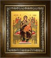 Всецарица икона Божией Матери 14х18 в киоте 20х24 km_25_190