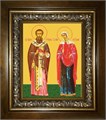 Киприан и Иустина 14х18 в киоте 20х24 km_25_430