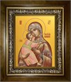 Владимирская икона Божией Матери 18х24 в киоте 24х30 km_25_1458