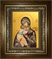 Владимирская икона Божией Матери 18х24 в киоте 24х30 km_25_1530