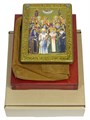 Подарочная икона "Собор Святых целителей" на черном дубе 61572