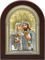 Икона Святых Петра И Февронии SIL052