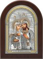 Икона Святых Петра И Февронии SIL078