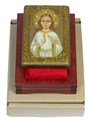 Настольная икона "Святая мученица Любовь Римская" на черном дубе 62118
