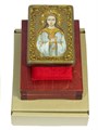 Настольная икона "Святая мученица Вера Римская" на черном дубе 62114